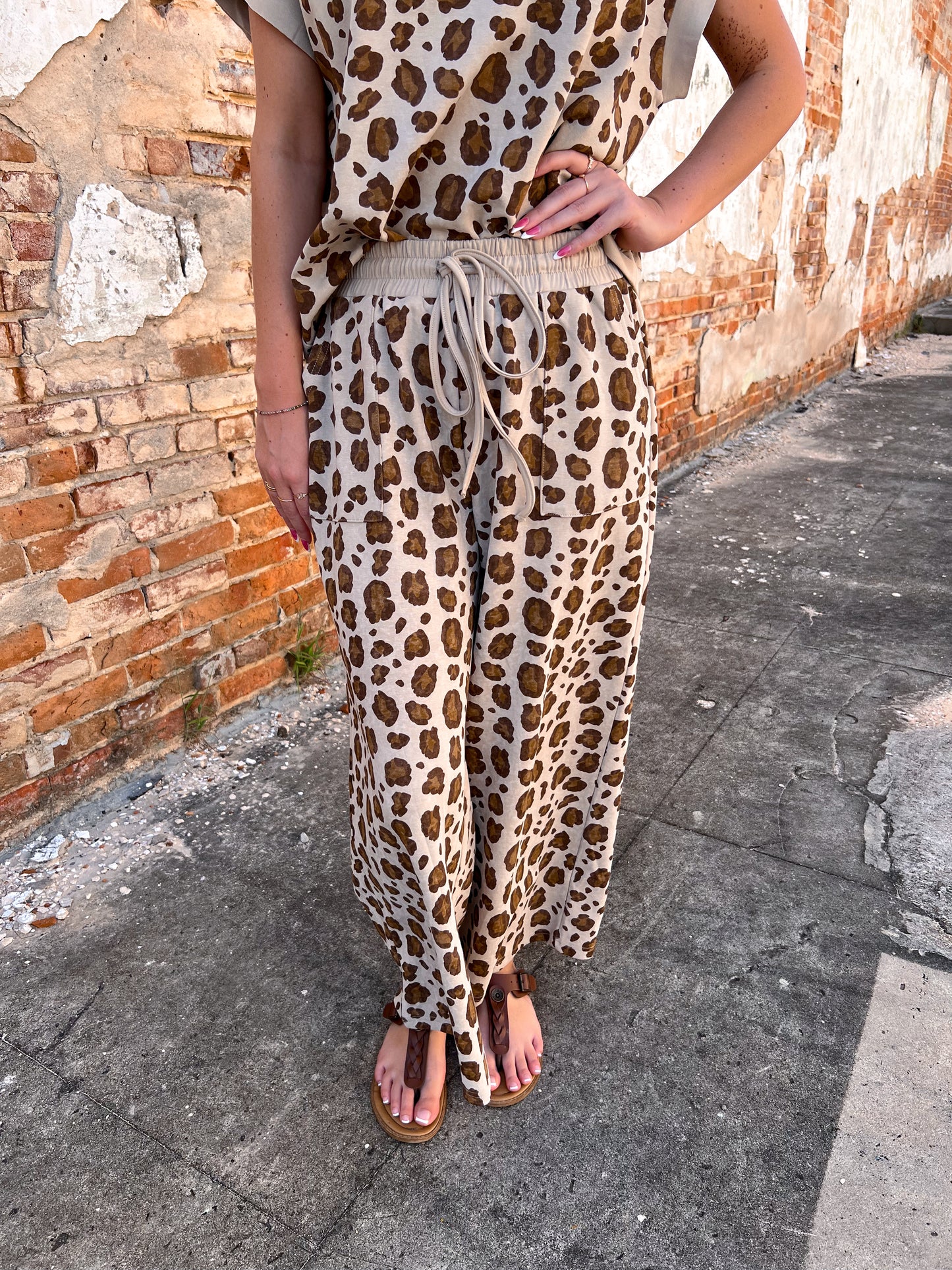 Gia Leopard Print Scuba Pants-Sewn and Seen-BIN D4,bottoms,CR 07/12/25,FD 07/22/25-The Twisted Chandelier