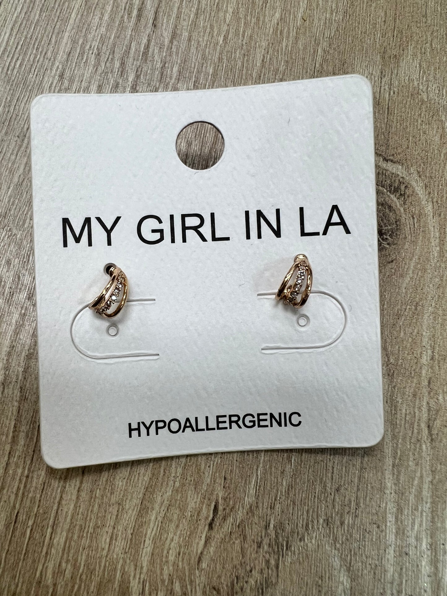Small Teardrop Stud Earrings-MY GIRL IN LA-The Twisted Chandelier