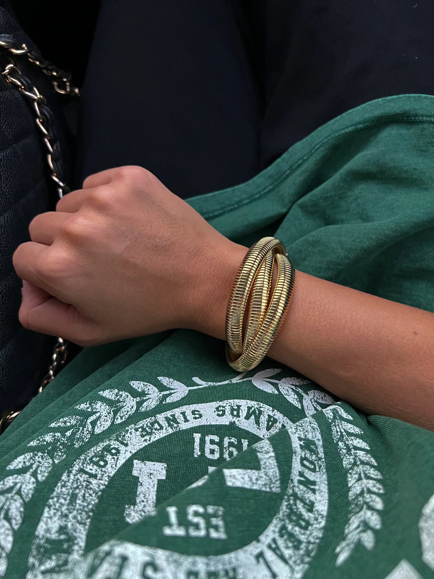 Chansutt Pearls Triple Gold Emma Bracelet-Bracelets-CHANSUTTPEARLS-CR 03/31/25-The Twisted Chandelier