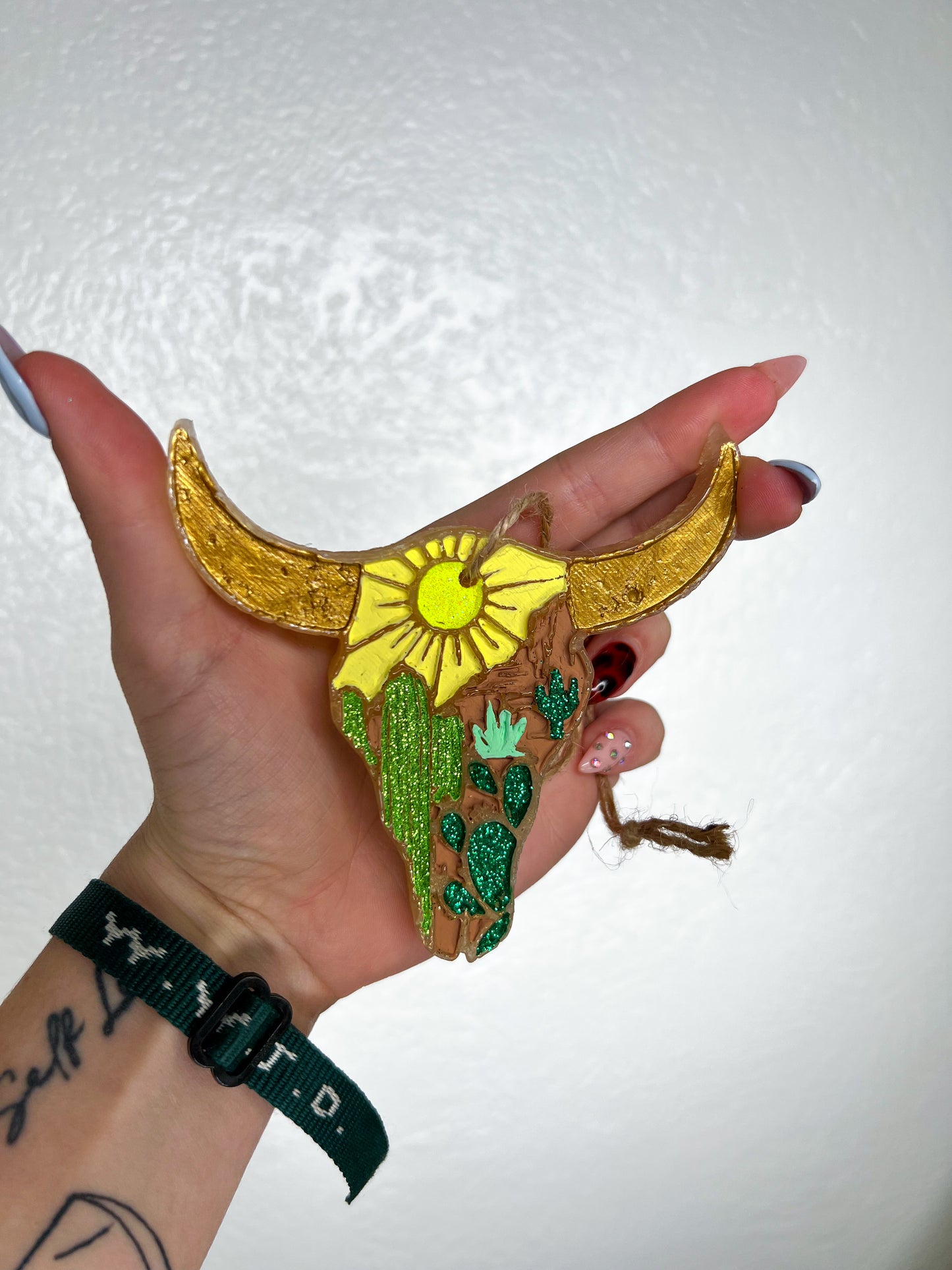 Sunset Bullskull Car Freshie-Southern Creek Wholesale-Butt Naked-The Twisted Chandelier