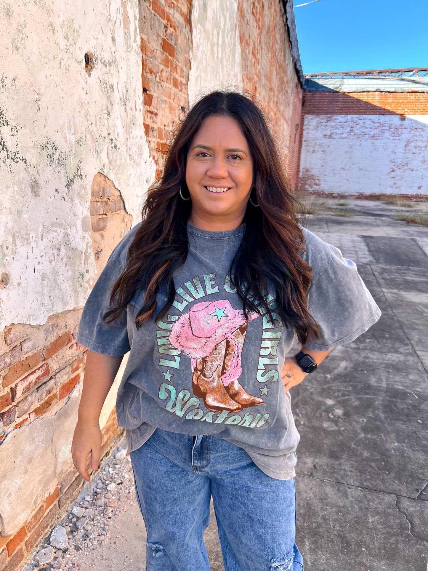 Long Live Cowgirls Rocker Tee - Plus-Rocker Tee-Zutter-04/21/25,1st md,FAVES,K7777X-2009,Max Retail,SH13535,western & concert-The Twisted Chandelier