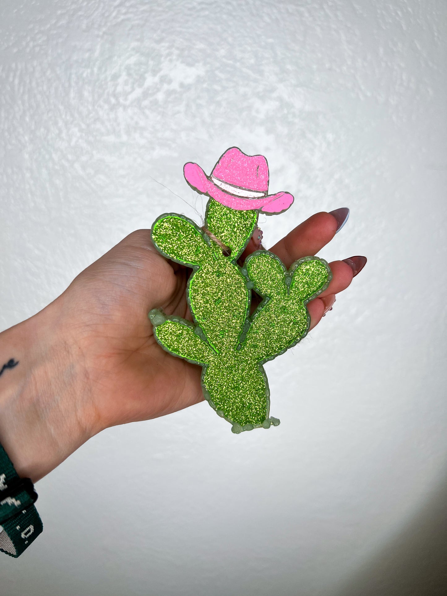 Cactus with Cowboy Hat Car Freshie-Southern Creek Wholesale-Fierce-The Twisted Chandelier