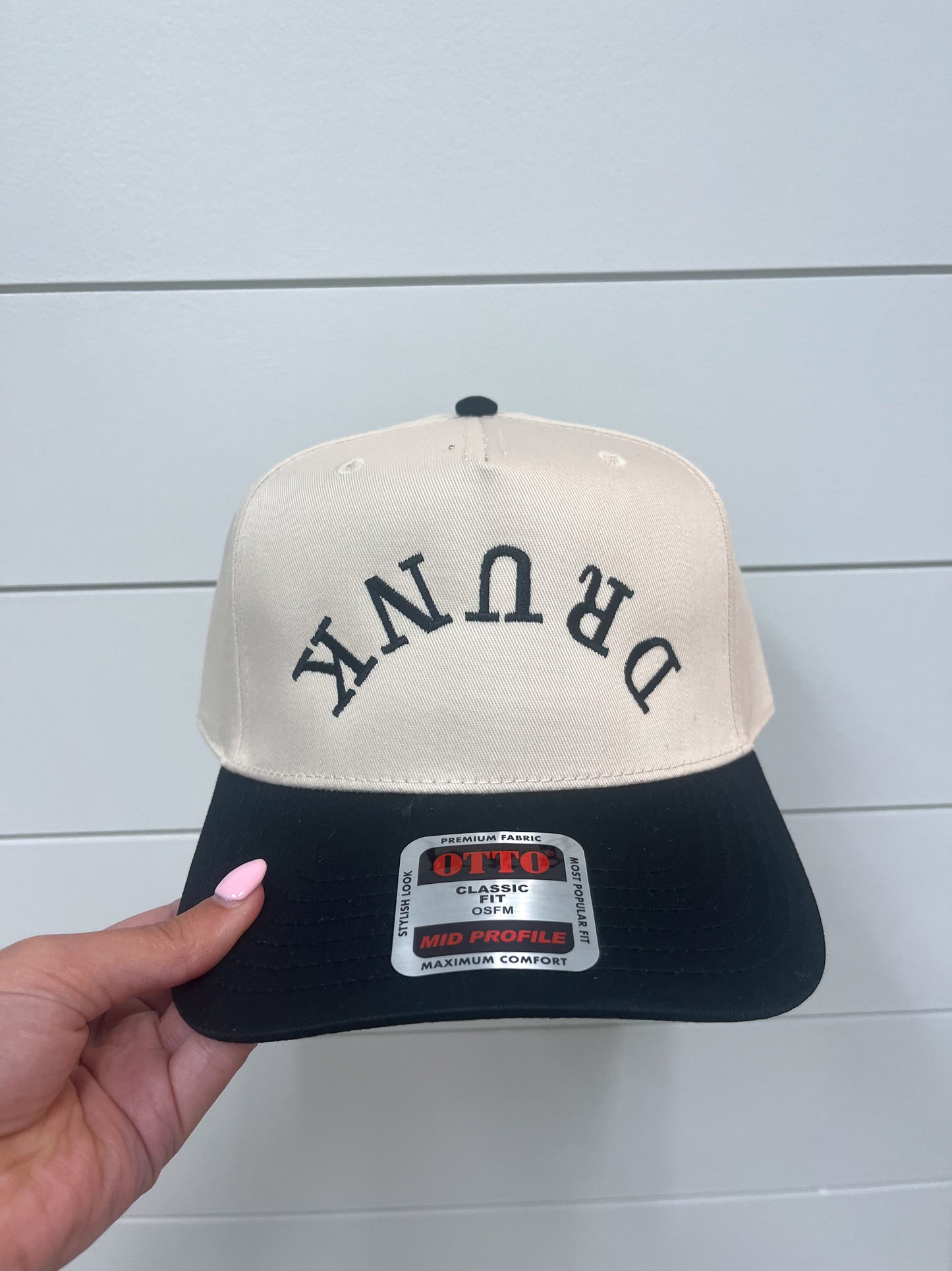 Drinking Embroidered Structured Hat-Happy Hour-The Twisted Chandelier