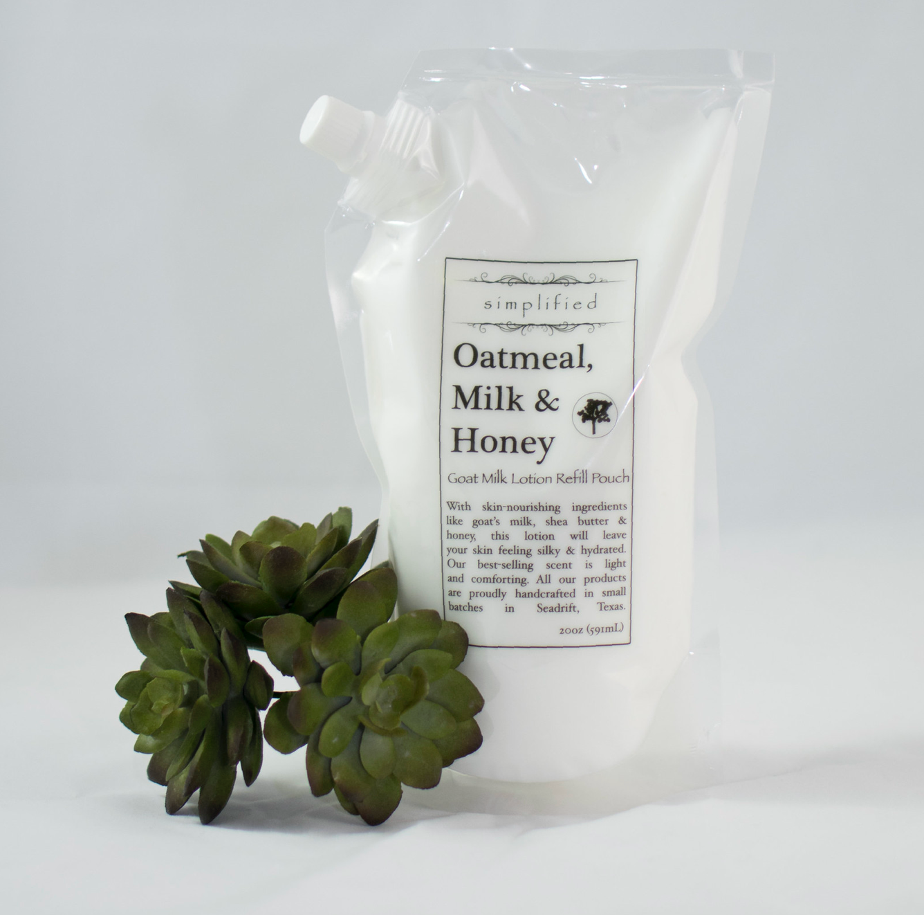 Simplified 20 oz Lotion Refill Bag - Coconut Lime Verbena-Simplified Soap-The Twisted Chandelier
