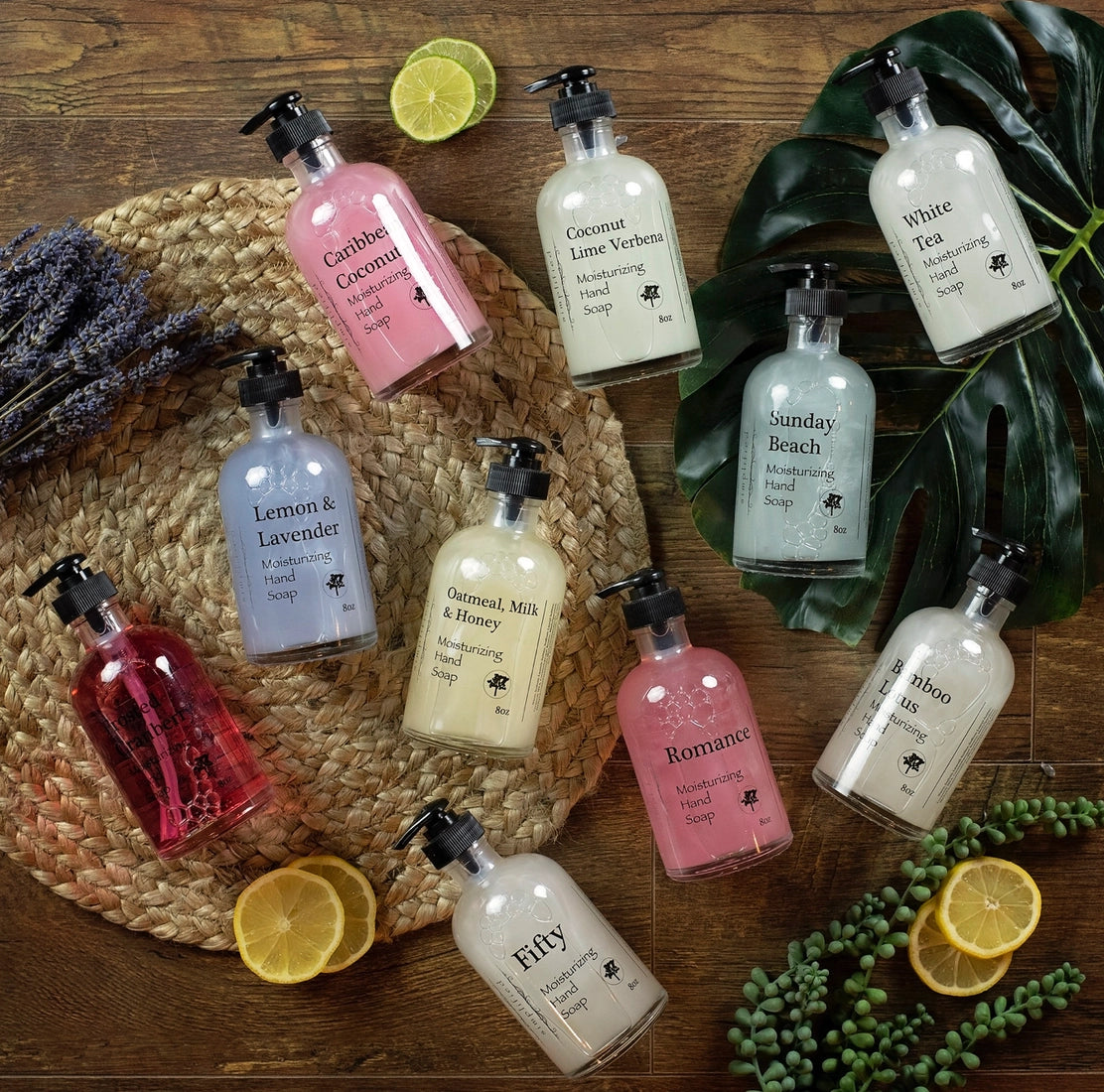 Simplified 8 oz Hand Soap - Coconut Lime Verbena-Simplified Soap-The Twisted Chandelier