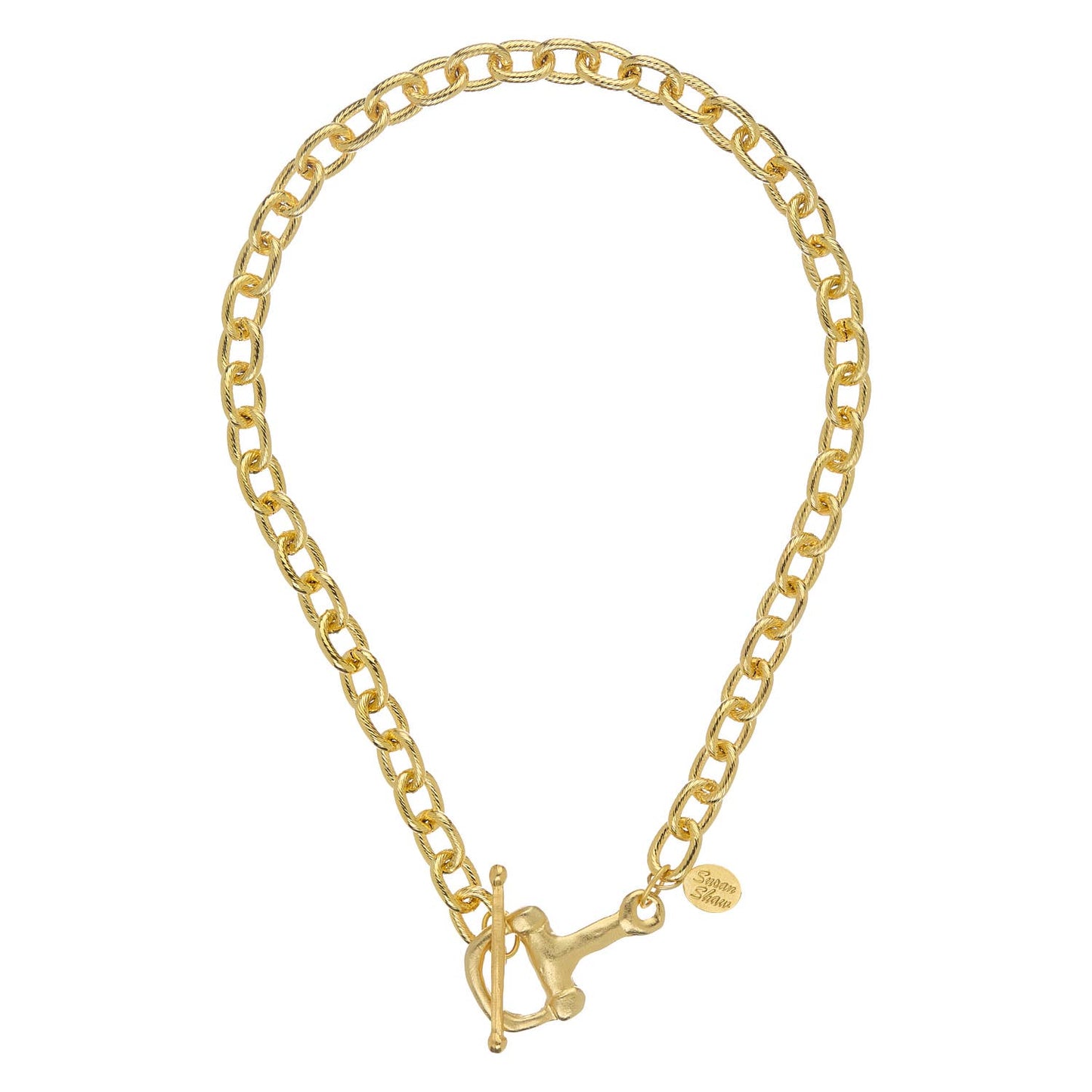 Susan Shaw Gold Horse Bit Toggle - No Charm-Susan Shaw-The Twisted Chandelier