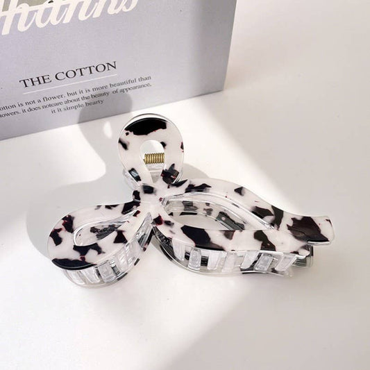 Jumbo Animal Leopard Print Bow Hair Claw Clip-JOSSLYN by wall to wall-The Twisted Chandelier