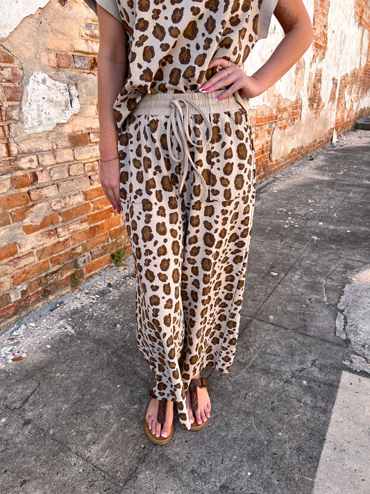 Gia Leopard Print Scuba Pants-Sewn and Seen-BIN D4,bottoms,CR 07/12/25,FD 07/22/25-The Twisted Chandelier