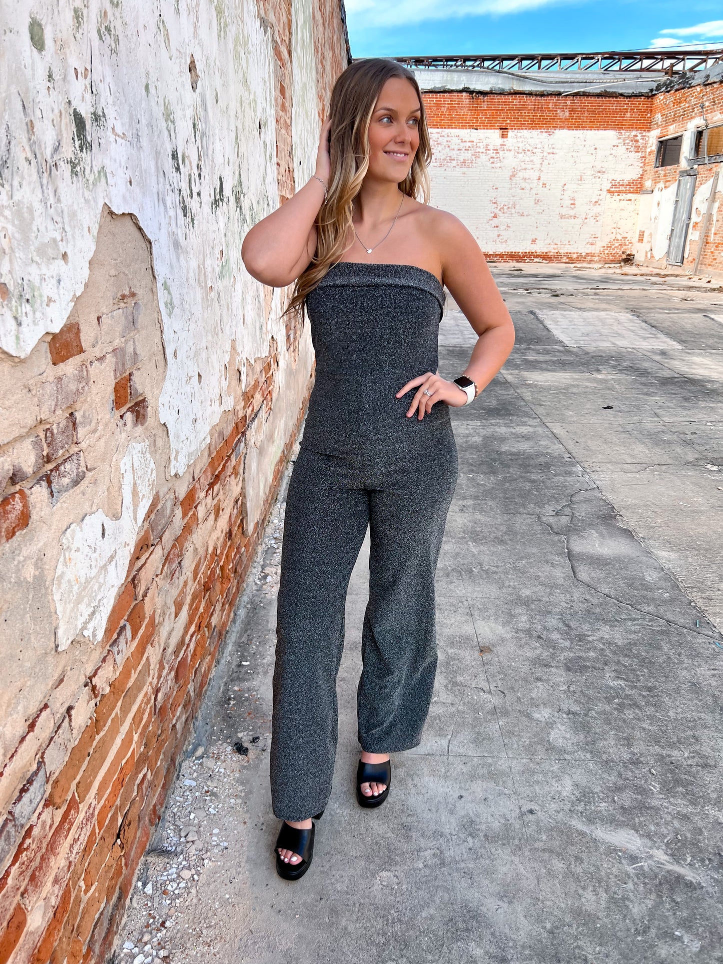Amelia Bodycon Strapless Jumpsuit-Jumpsuits & Rompers-The Vintage Shop-& Jumpsuits,05/25/24,1st md,DJR,Dresses,FD JAN 24,Max Retail,Rompers-The Twisted Chandelier