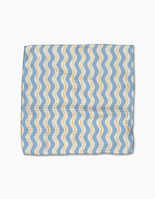 Lemon Waves Dishcloth Set-Dishcloths-Geometry-The Twisted Chandelier