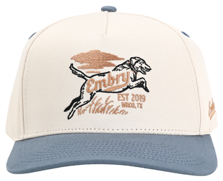 Men's Cream/Blue - Retriever Hat-Hat-Embry Outdoors-Men's-The Twisted Chandelier