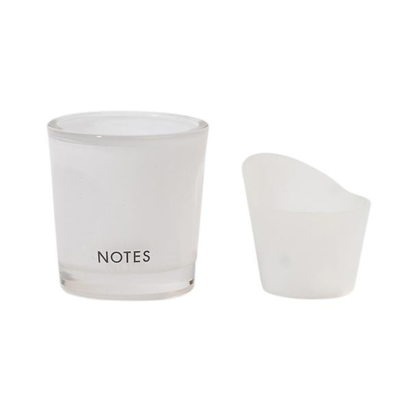 NOTES® Starter Glass and Silicone Cleanout Insert-Candles-Notes Candles-The Twisted Chandelier