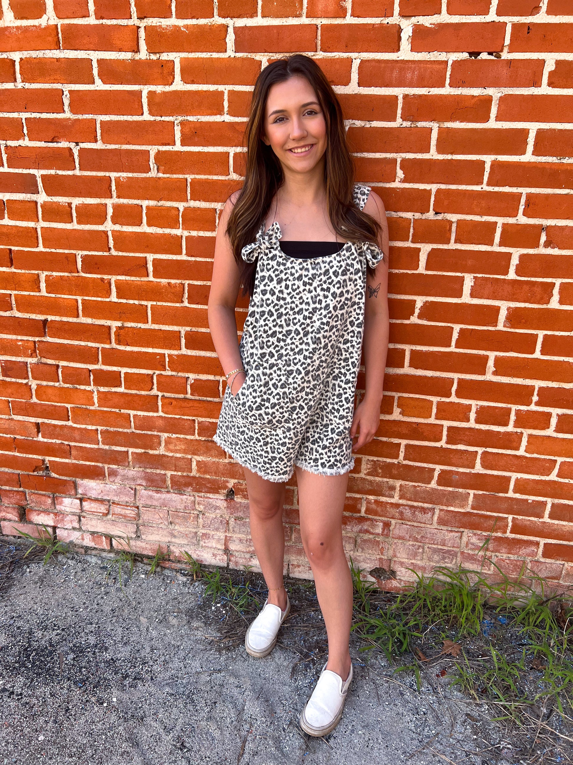 Amelia Leopard Printed Cotton Romper-Romper-VERY J-08/13/23 md,Bin B1,DJR,FD 07/08/2025,OGP 48.50-The Twisted Chandelier