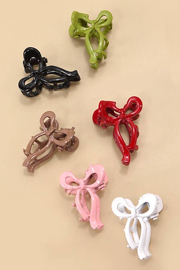 Mini Bow Hair Clips-JOSSLYN by wall to wall-The Twisted Chandelier