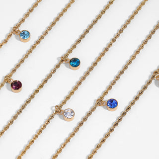 Gold Rope Chain Necklace-Necklace-WJW-The Twisted Chandelier