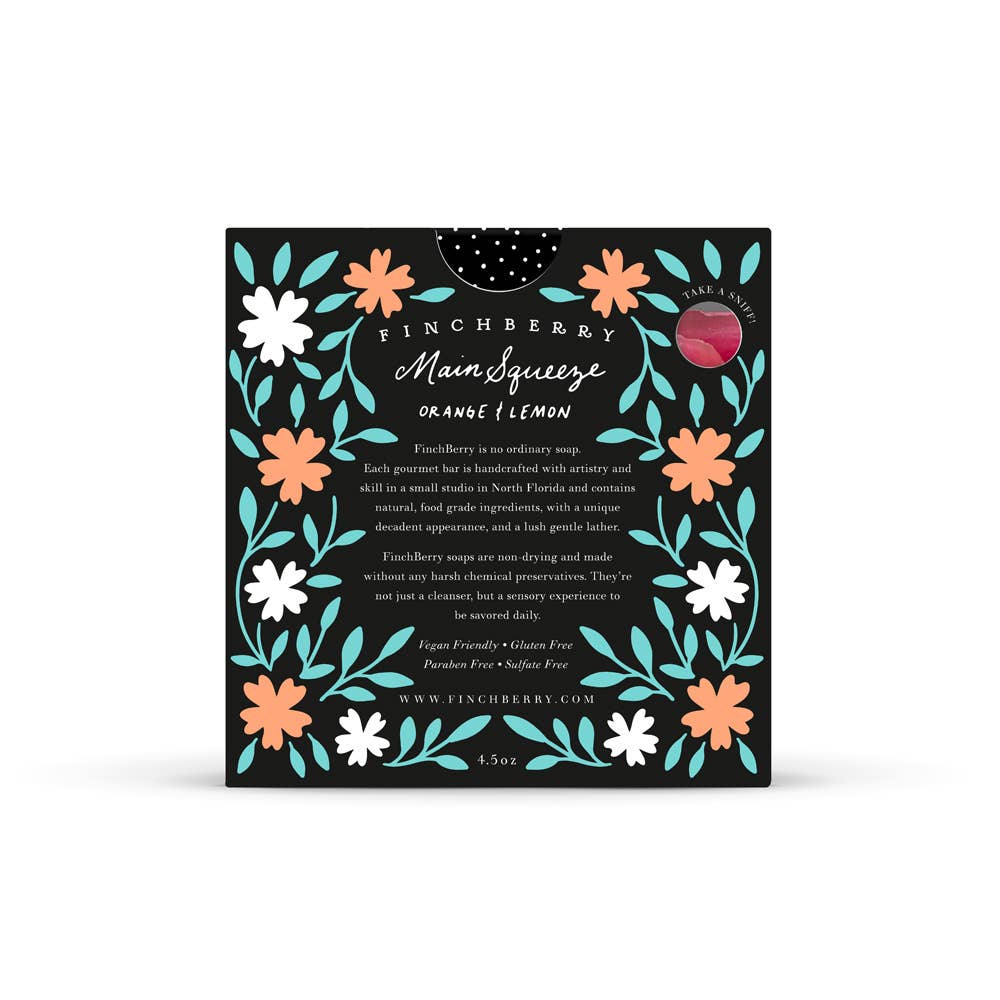 Finchberry Soap - Main Squeeze Soap (Boxed)-Bath & Beauty-FinchBerry-The Twisted Chandelier