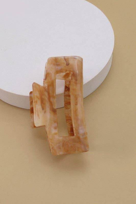 Rectangle Cellulose Hair Claw Clip-JOSSLYN by wall to wall-The Twisted Chandelier