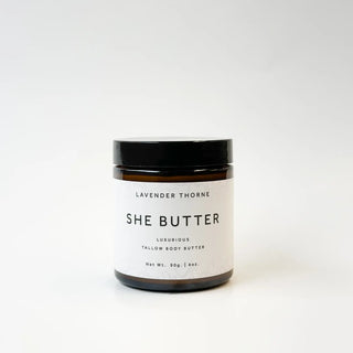 She Butter Tallow Body Butter - 4 oz-Lotion & Moisturizer-Lavender Thorne-The Twisted Chandelier