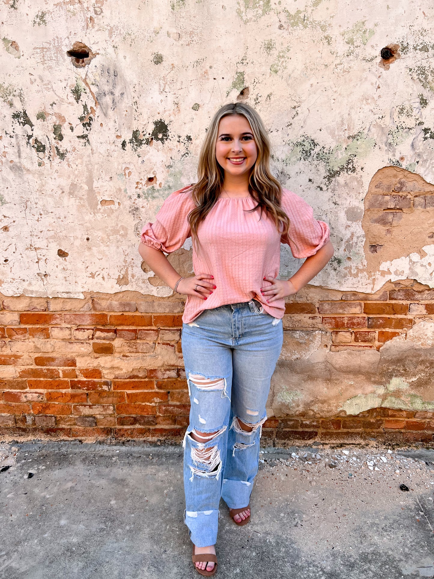 Alayah Pink Off The Shoulder Top-Top-Southern Grace Wholesale-BIN D4,Tops Collection-The Twisted Chandelier