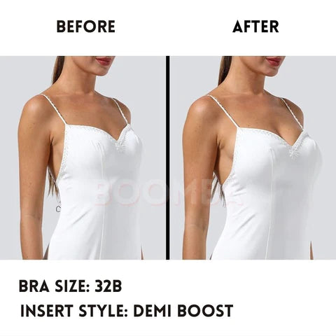 BOOMBA Demi Boost Inserts | Beige | BOOMBA-Sticky Bra-BOOMBA-The Twisted Chandelier