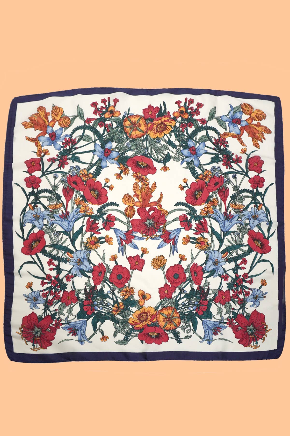 Large Floral Print Bandana Scarf-JOSSLYN by wall to wall-The Twisted Chandelier