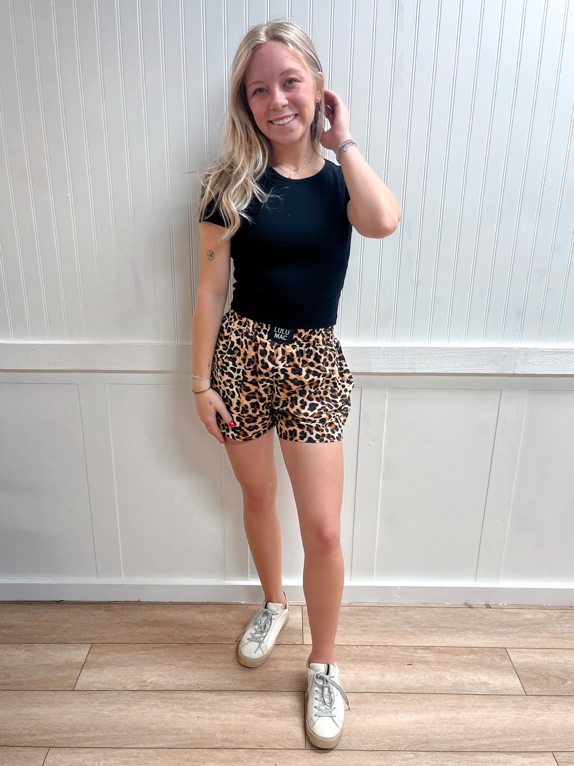 Aspen Leopard Boxer Shorts-Girlie Girl Originals-bottoms,FD 03/12/26-The Twisted Chandelier