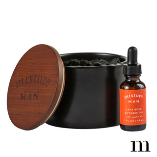 Lava Rock Diffuser - Cypress & Sage-Diffuser-Mixture Home-Men's-The Twisted Chandelier