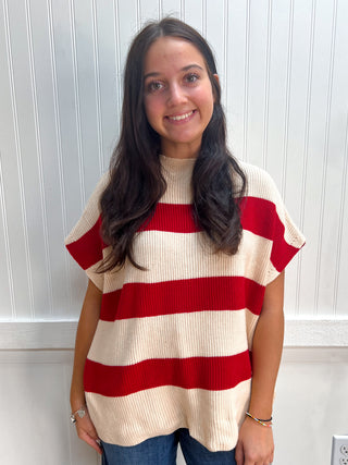 Arden Striped Print Slay Sleeves Knit Top-Top-jodifl-Fall Favorites,FD 08/04/26,gameday,Tops Collection-The Twisted Chandelier
