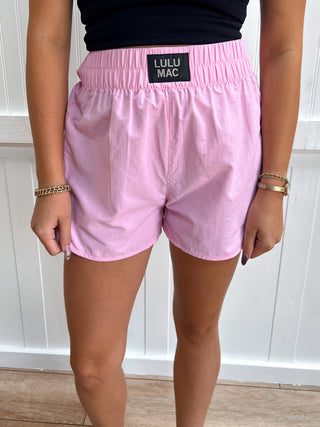 Laken Lulu Mac Shorts - Light Pink-Shorts-Girlie Girl Originals-bottoms,FD 07/31/26-The Twisted Chandelier