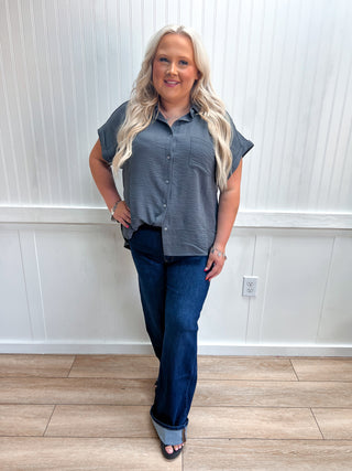 Emory Woven Airflow Button Down Top-Top-Zenana-Fall Favorites,Fd 8/3/26-The Twisted Chandelier