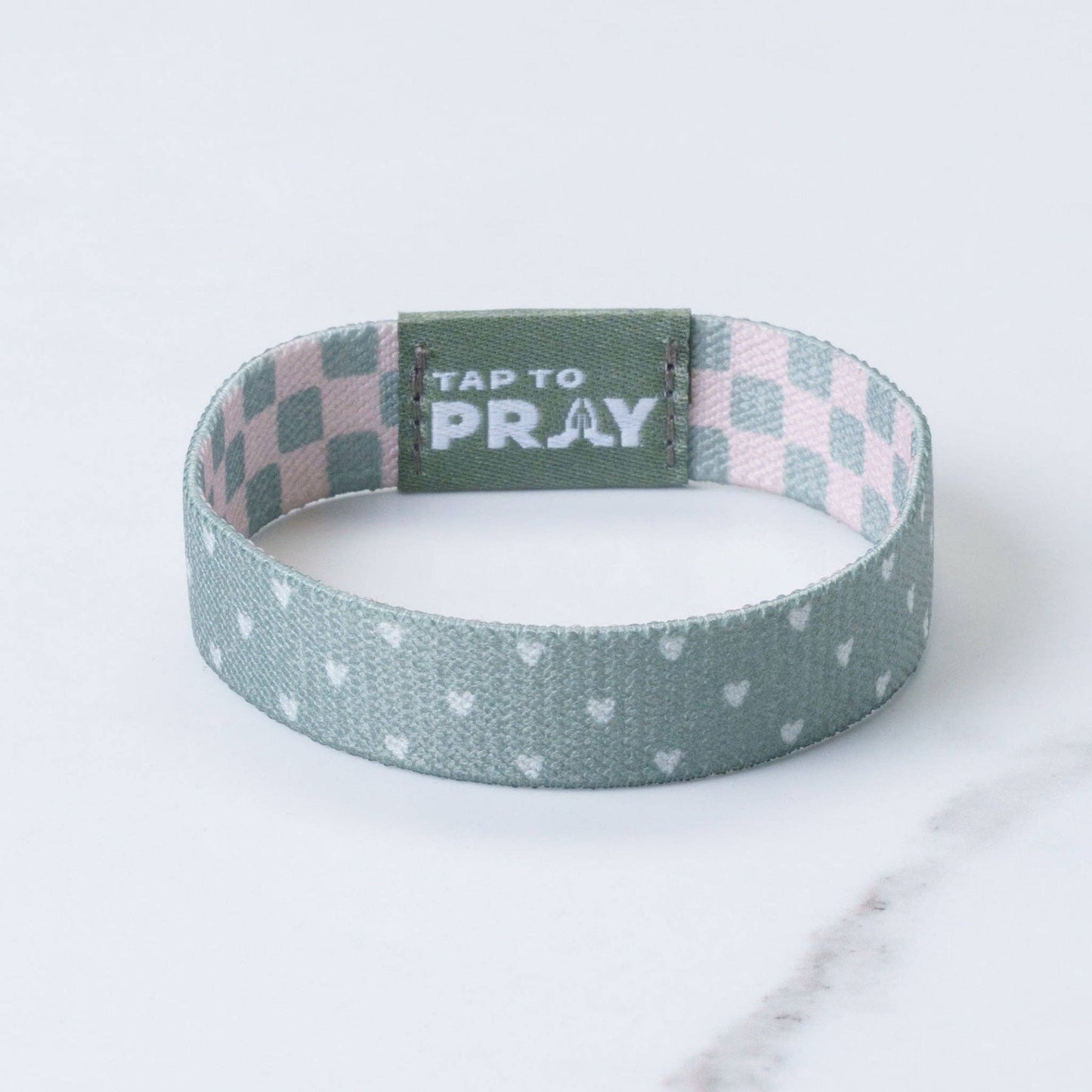 Tap To Pray® Wristband – Cottage & Tile-Versible-The Twisted Chandelier