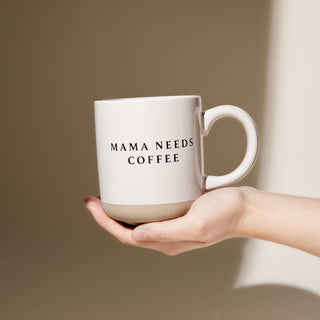 Mama Needs Coffee Stoneware Coffee Mug - Gifts & Home Decor-Sweet Water Decor-The Twisted Chandelier