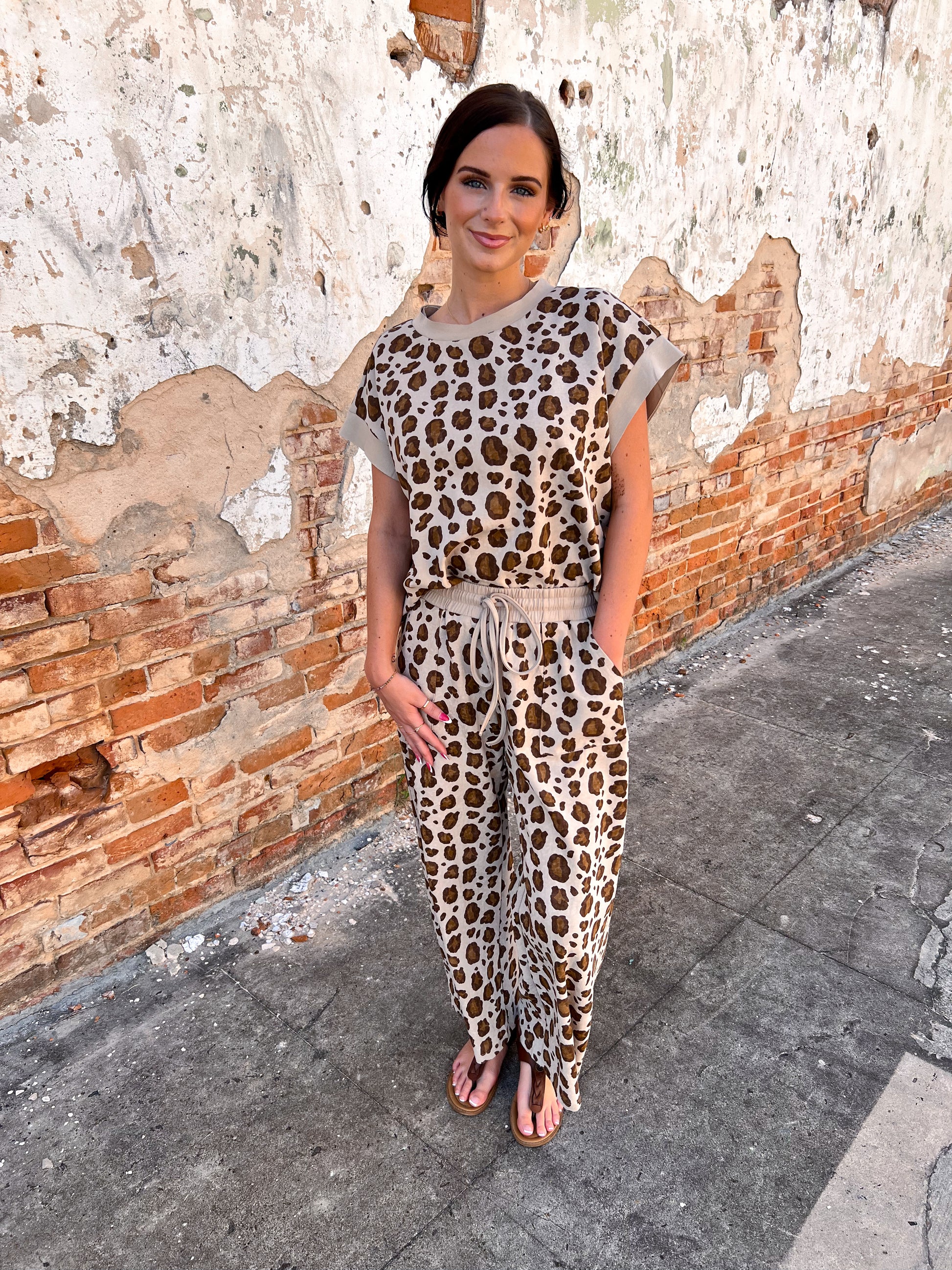Gia Leopard Print Scuba Top-Sewn and Seen-BIN D4,CR 07/12/25,FD 07/22/25,Tops Collection-The Twisted Chandelier