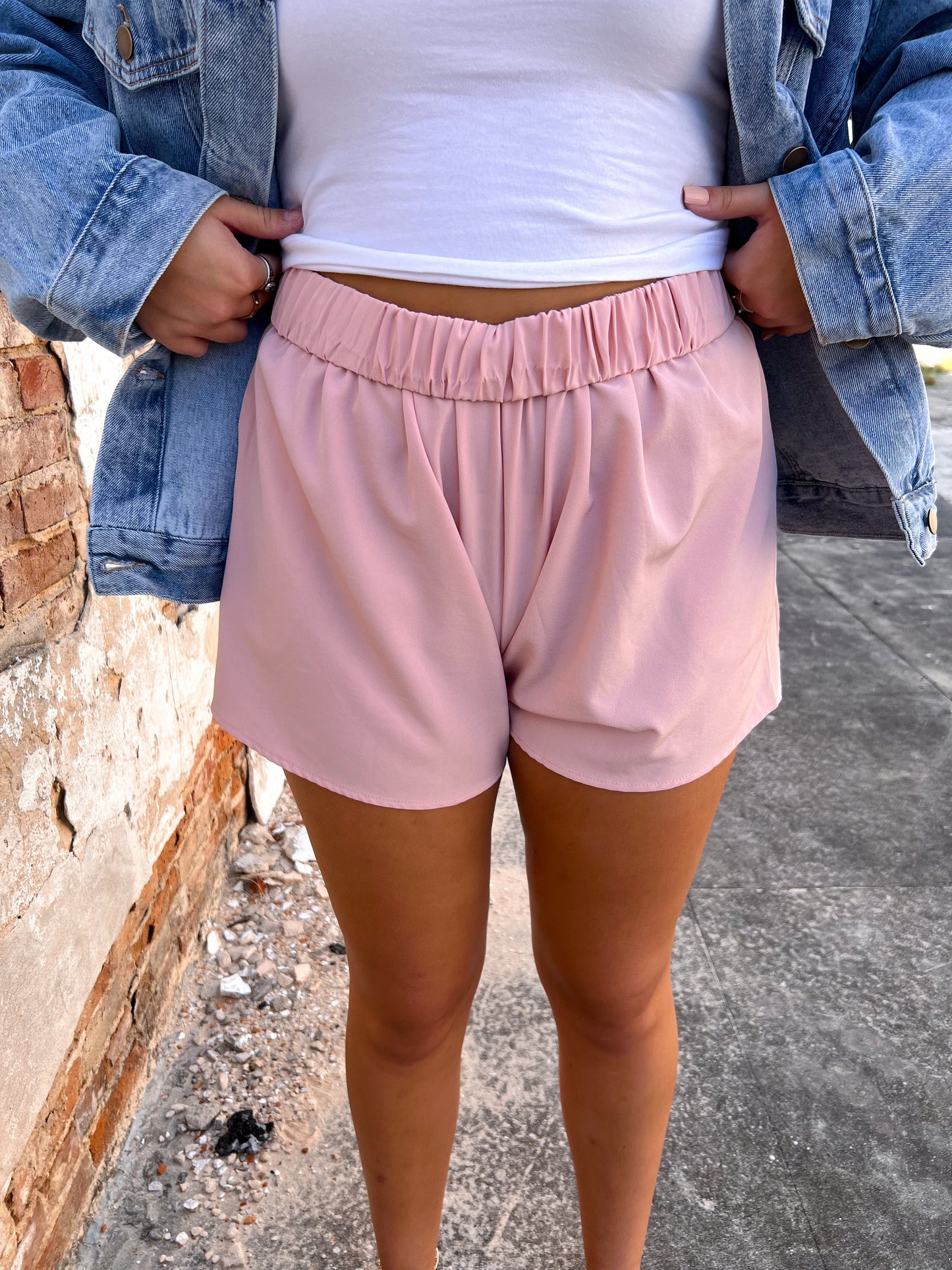 Imani Pink Shorts-Shorts-Mazik-$25 & Under Sale,11/28/23 md,1st md,8/22/23,Bin D1,bottoms,Max Retail-The Twisted Chandelier