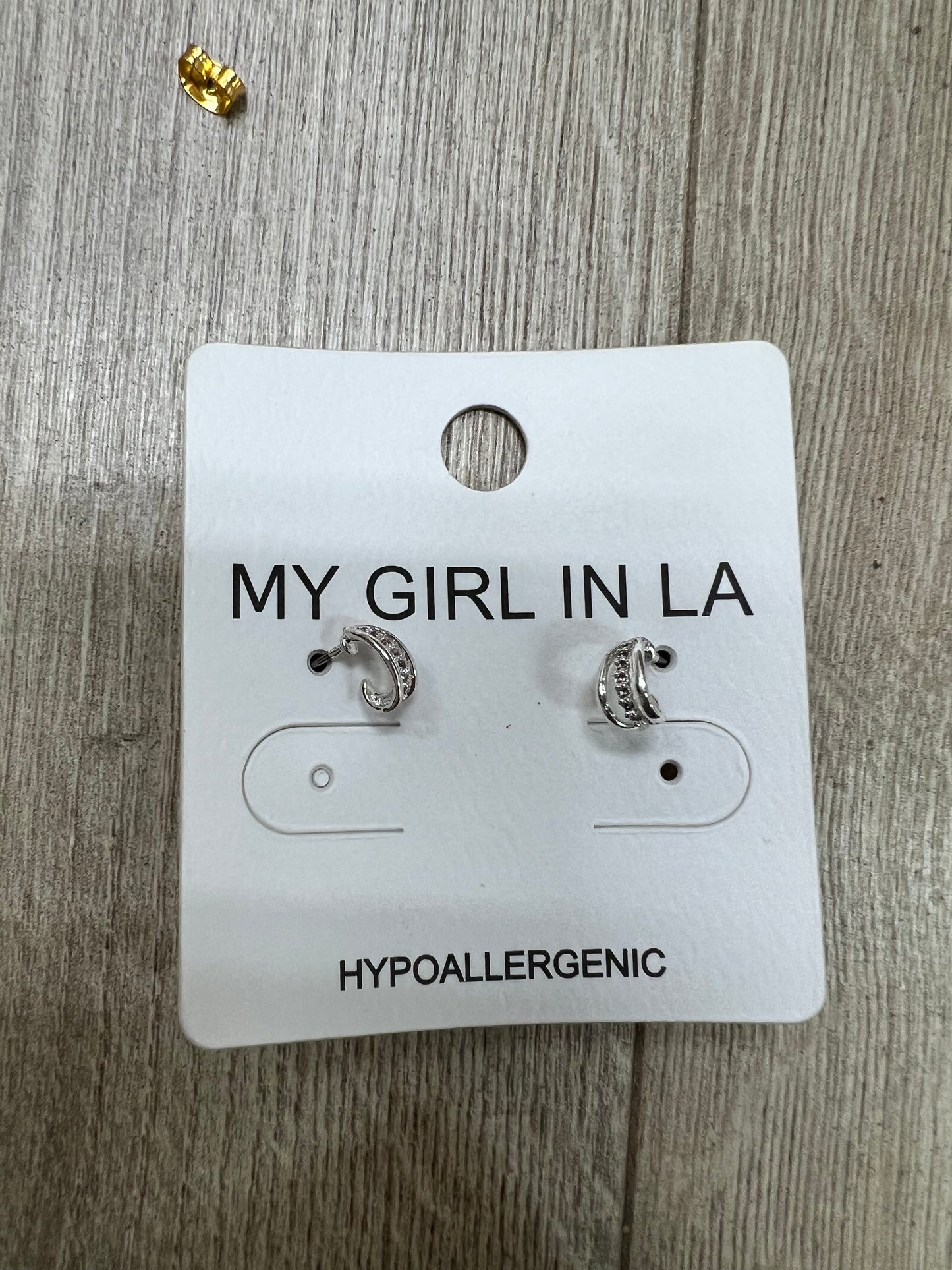 Small Teardrop Stud Earrings-MY GIRL IN LA-The Twisted Chandelier