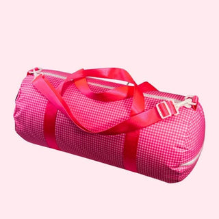 Flamingo ~WIPEABLE~ Weekend Duffel-Bag-Mint-The Twisted Chandelier