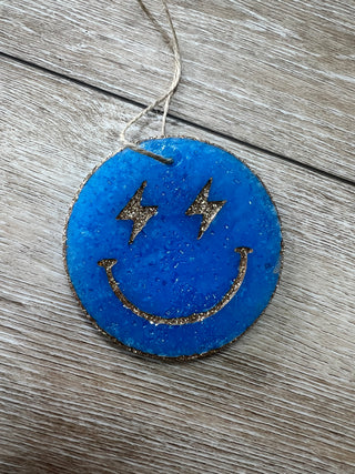 Lightning Smiley Car Freshie-Car Freshie-Southern Creek Wholesale-The Twisted Chandelier