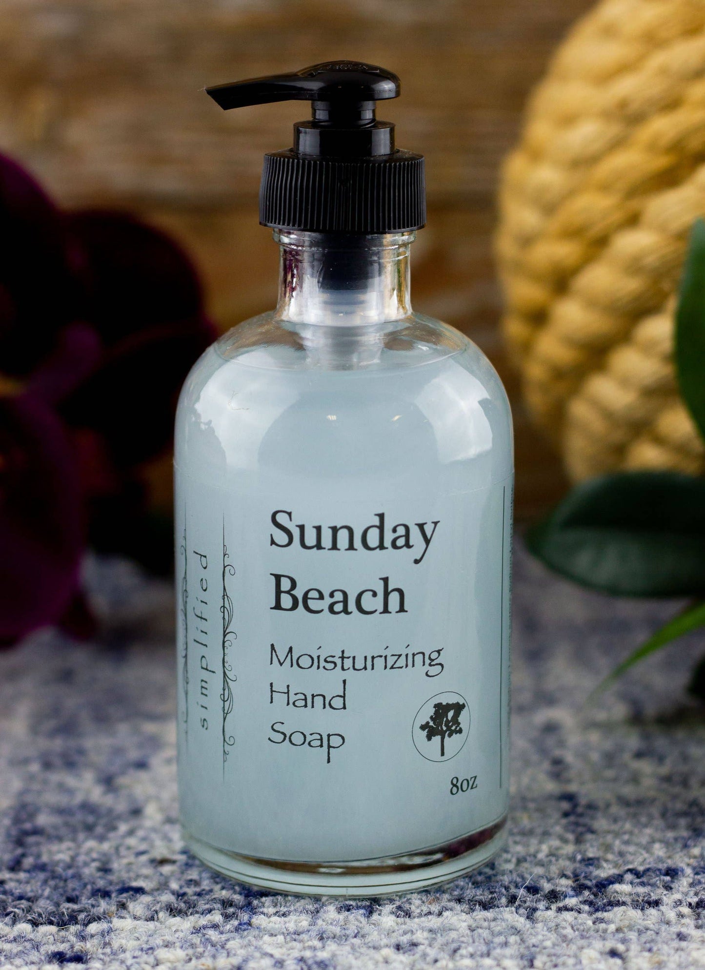 Simplified 8 oz Hand Soap - Caribbean Coconut-Simplified Soap-The Twisted Chandelier
