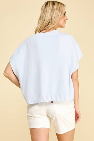 Marcie Dropped Shoulder Sweater Top - Black-PINCH-05/26/26,FD 12/22/25,OGP 59.99,Tops Collection-The Twisted Chandelier