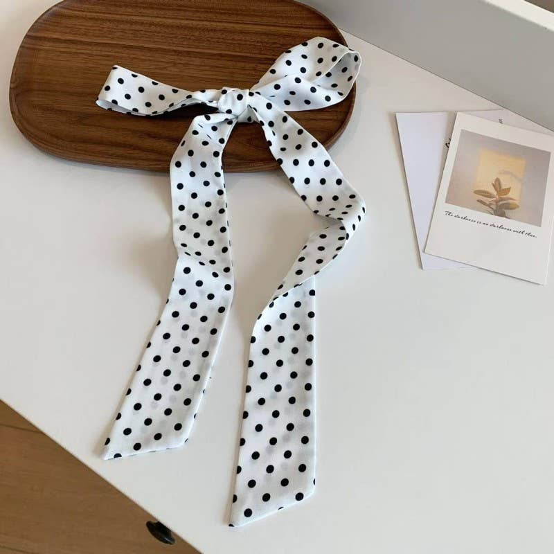 Soft Silky Skinny Twilly Scarf Necklace Wrap-JOSSLYN by wall to wall-The Twisted Chandelier