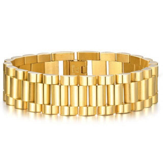 Stainless Steel Watch Chain Bracelet-JOSSLYN by wall to wall-40B5241-A-The Twisted Chandelier