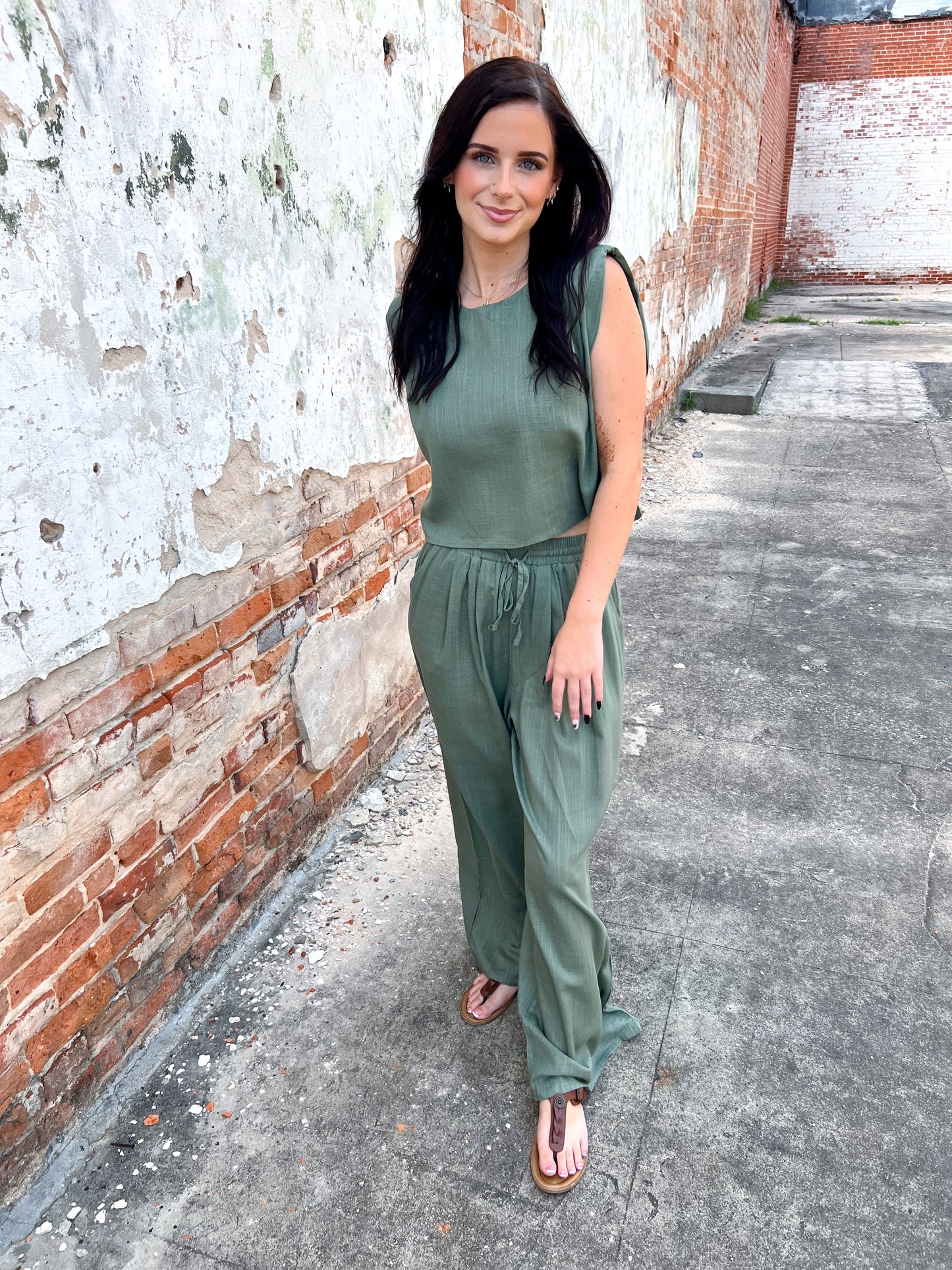 Indie Solid Woven Top-VERY J-Bin d2,FD 06/03/25,NT12090SET,Tops Collection-The Twisted Chandelier