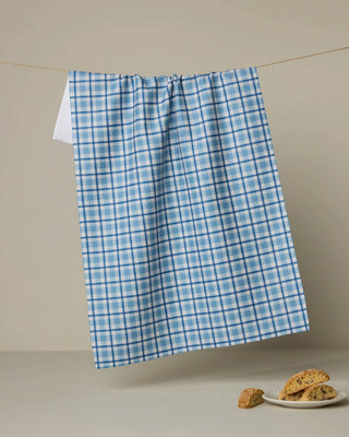Bluefield Tea Towel-Kitchen Towels-Geometry-RWB-The Twisted Chandelier