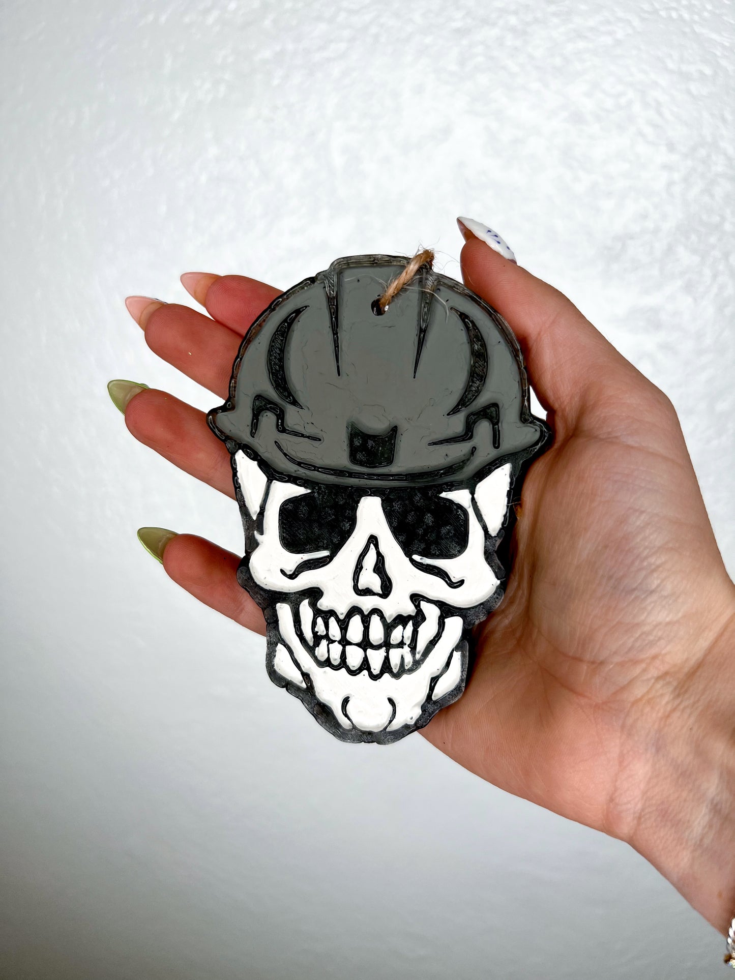 Skeleton with Hard Hat Car Freshie-Southern Creek Wholesale-Fierce-The Twisted Chandelier