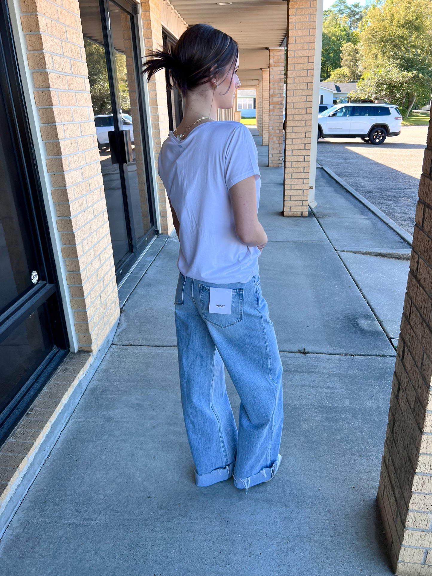 Hello Mello Dream Tee - White-Loungewear-HELLO MELLO-05/15/24,1st md-The Twisted Chandelier