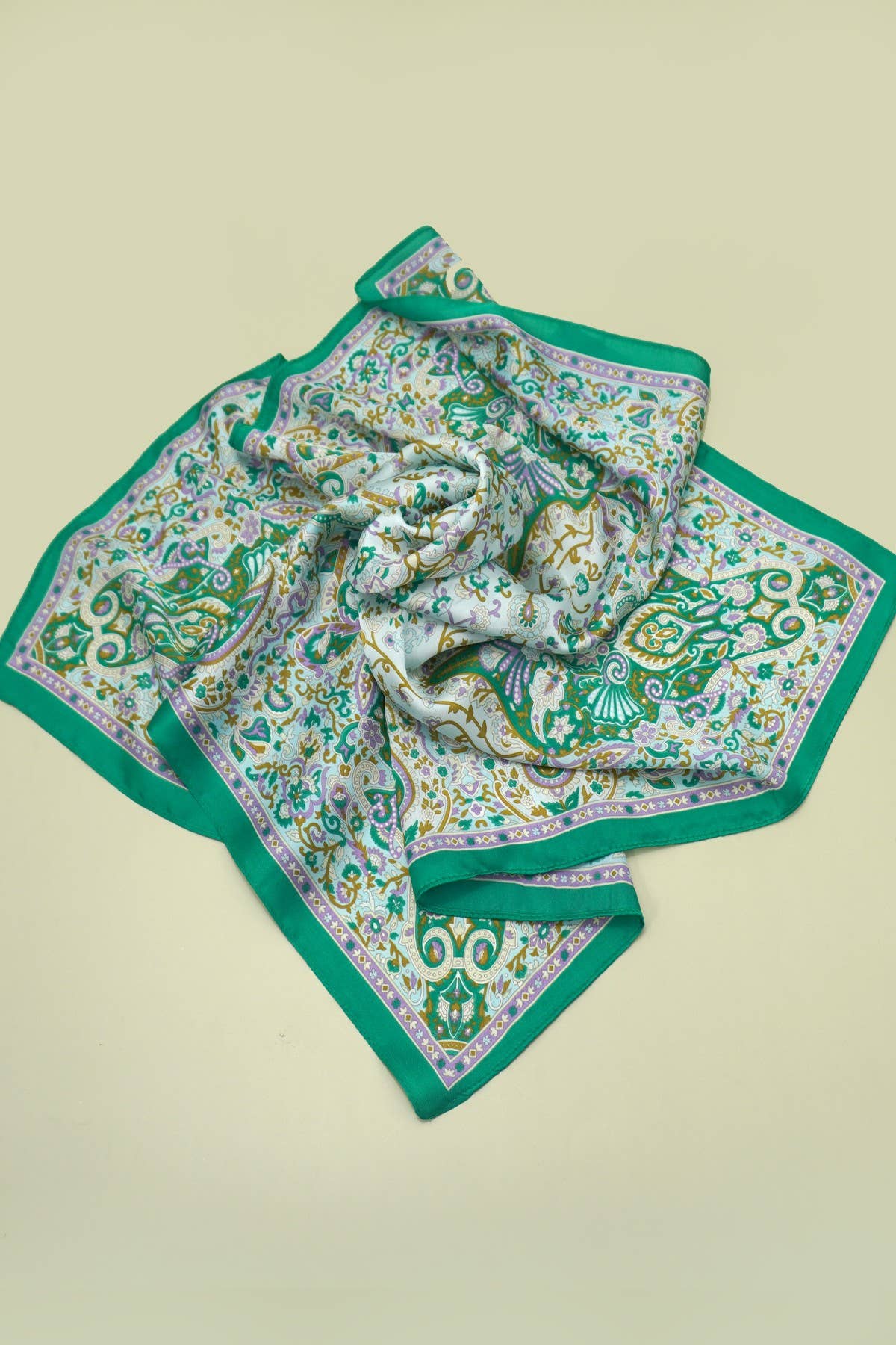 Vintage Paisley Print Bandana Scarf-JOSSLYN by wall to wall-The Twisted Chandelier