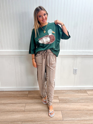 Faye Mallard Duck Patchwork Dolman Sleeve Knit Top-Top-Anniewear-Fall Favorites,FD 08/31/26,NewArrival,Tops Collection-The Twisted Chandelier