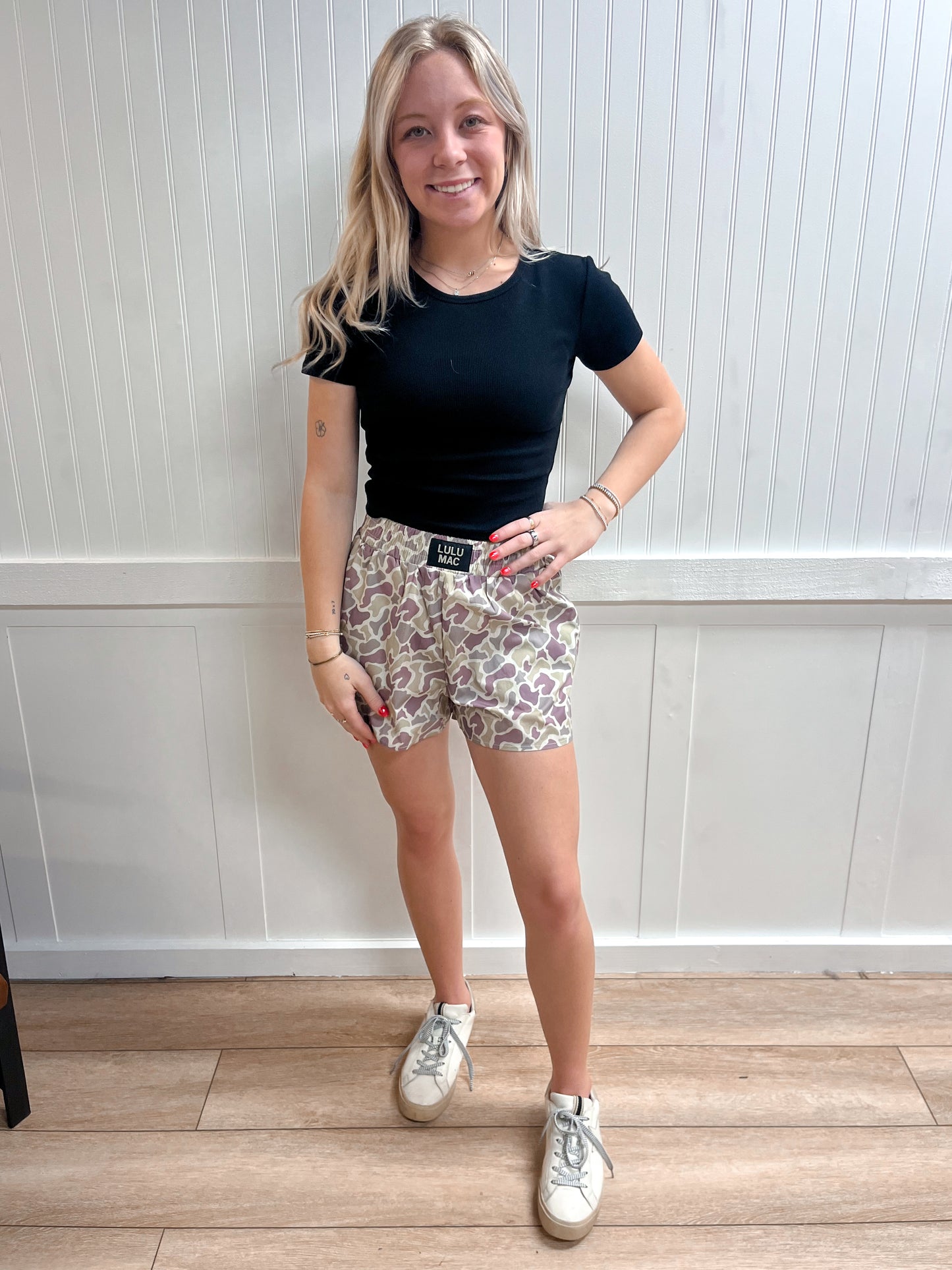 Peyton Light Camo Boxer Shorts-Girlie Girl Originals-bottoms,FD 03/12/26-The Twisted Chandelier