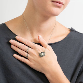 18K Gold PVD Stainless Steel Engravable Belt Buckle Charm-Stainless Steel Charm-WJW-The Twisted Chandelier