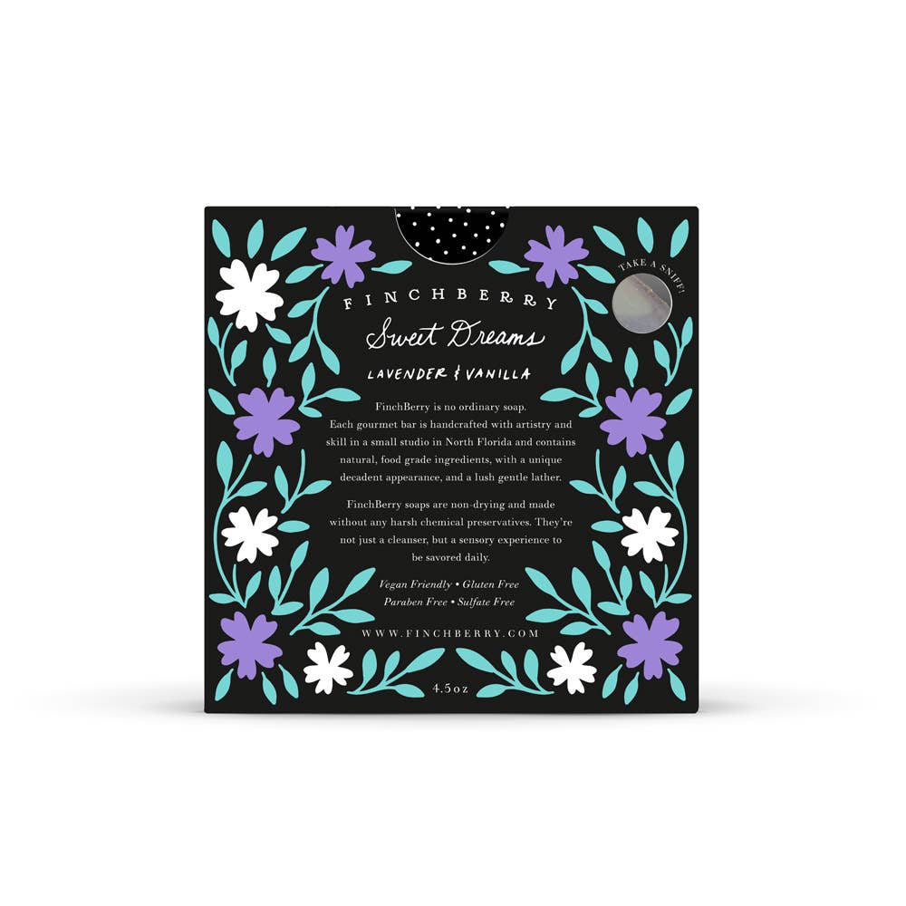 Finchberry Soap - Sweet Dreams Soap (Boxed)-Bath & Beauty-FinchBerry-The Twisted Chandelier